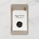 Recherche de organisation cartes visite Petite entreprise