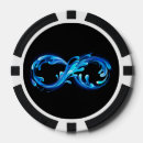Recherche de symbole jetons poker Bleu
