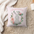 Recherche de lapin rose coussins Floral