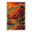 Recherche de paysage psychédélique posters Couleurs vives