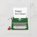 Recherche de machine à écrire vintage cartes postales Rétro