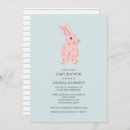 Zoek naar bunny baby shower invitations Babyjongen