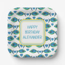 Recherche de océan bleu assiettes en papier Vie marine