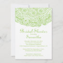 Zoek naar green bridal shower invitations Bruin