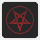 Recherche de diable autocollants Pentagramme