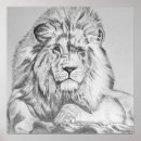 Recherche de croquis de lion posters Animal