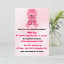 Recherche de ruban rose de cancer invitations Poitrine