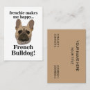 Recherche de bouledogue français cartes visite Affaires