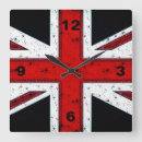 Recherche de drapeau britannique horloges Union jack