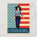 Zoek naar country flag briefkaarten Cowgirl