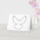 Recherche de silhouette blanche vœux cartes Élégant