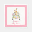 Recherche de zèbre rose serviettes Baby shower