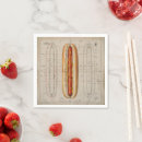 Recherche de hot dogs serviettes Vintage