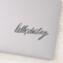 Recherche de hello autocollants Lettrage manuel