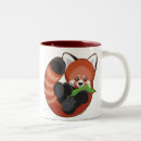 Recherche de panda rouge tasses Kawaii