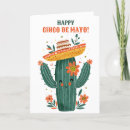 Zoek naar mexicaanse cactus kaarten Cinco de mayo