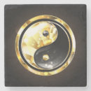 Recherche de symbole yin yang dessous de verres Méditation