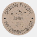 Recherche de censure autocollants Fabriqué avec amour