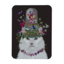 Recherche de chat blanc magnets Chats blancs