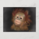 Recherche de peinture singe cartes postales Original