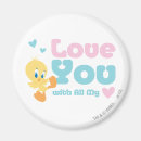Zoek naar tweety vogel magneten Looney tune personage