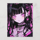 Zoek naar gothic girl briefkaarten Manga