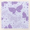 Recherche de papillon bleu dessous de verres Décoratif