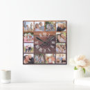 Recherche de bois rustique horloges Collage photo