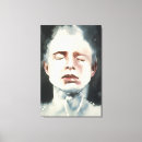 Zoek naar ogen canvas prints Waterverf