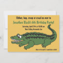 Recherche de de crocodile invitations Jaune