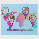 Zoek naar wereld cadeaupapier Fotocollage