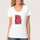 Recherche de papillon sur le rose tshirts Nature