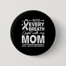 Recherche de de cancer de poumon badges Blanc