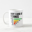 Recherche de humour de tennis tasses Sports