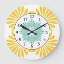 Recherche de murale jaune horloges Pour elle