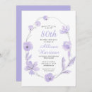 Recherche de lavender anniversaire invitations Simple