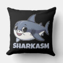 Zoek naar grappige haaien kussens Grijs
