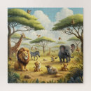 Recherche de giraffe puzzles Arbres
