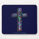 Recherche de croix tapis souris Religion