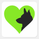 Recherche de chien berger allemand autocollants Silhouette