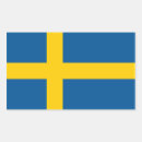 Recherche de drapeau suédois autocollants Europe