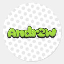 Recherche de andrew autocollants Bande dessinée