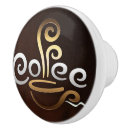 Recherche de tasse café de boutons et poignées de porte Caféine
