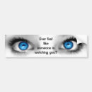 Zoek naar ogen bumperstickers Blauw
