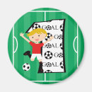 Recherche de le football refrigérateur magnets Boy