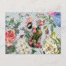 Recherche de motif girly cartes postales Floral