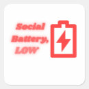 Zoek naar batterijen stickers Sociale batterij