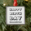 Recherche de joyeux anniversaire ornements Moderne