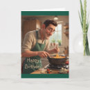 Recherche de la cuisine vœux cartes Pour lui