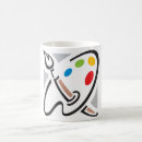 Recherche de palette peintre tasses Peinture